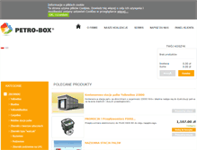 Tablet Screenshot of petro-box.pl